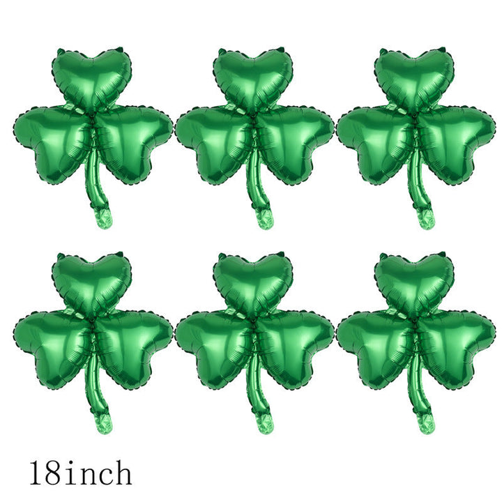 18-Inch Clover Balloons for St. Patrick’s Day Decor