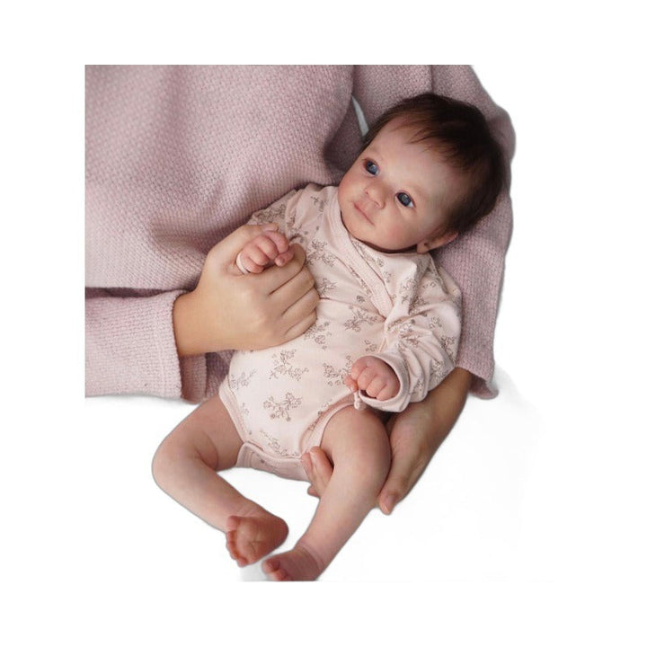 18-Inch Reborn Baby Doll With Lifelike Details for Display