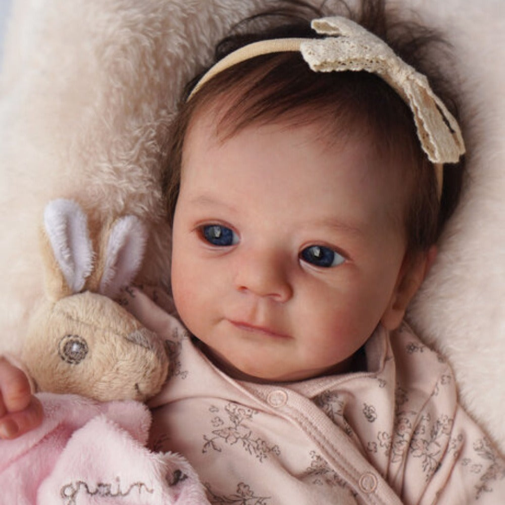 18-Inch Reborn Baby Doll With Lifelike Details for Display