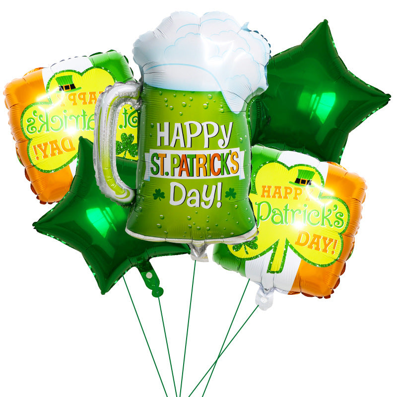 18-Inch St. Patrick's Day Balloon Bouquet Decoration