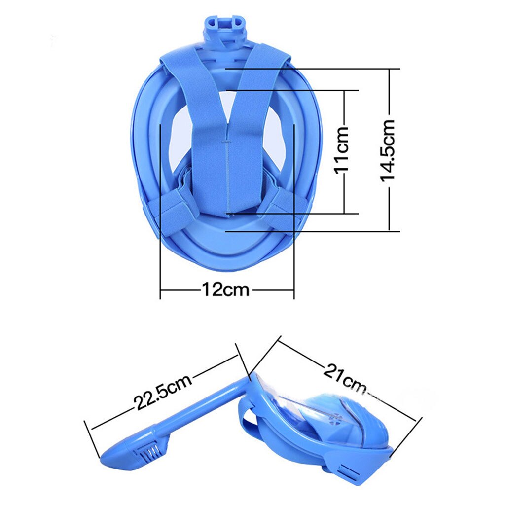 180° Full-Face Snorkel Mask for Kids, Anti-Fog View