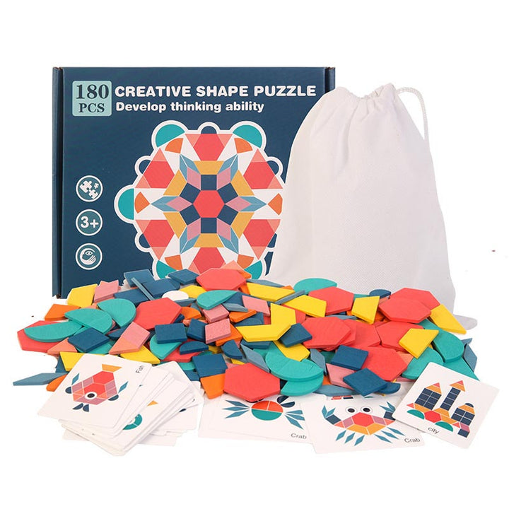 Geometric Shape Puzzle Set — Creative Play For Kids