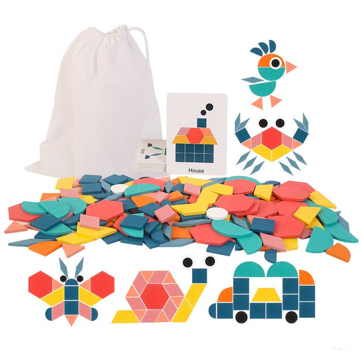 Geometric Shape Puzzle Set — Creative Play For Kids