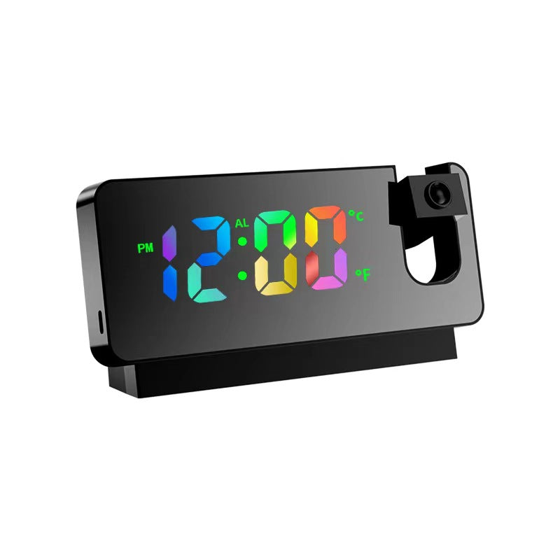 Digital Projection Alarm Clock With 180° Visibility