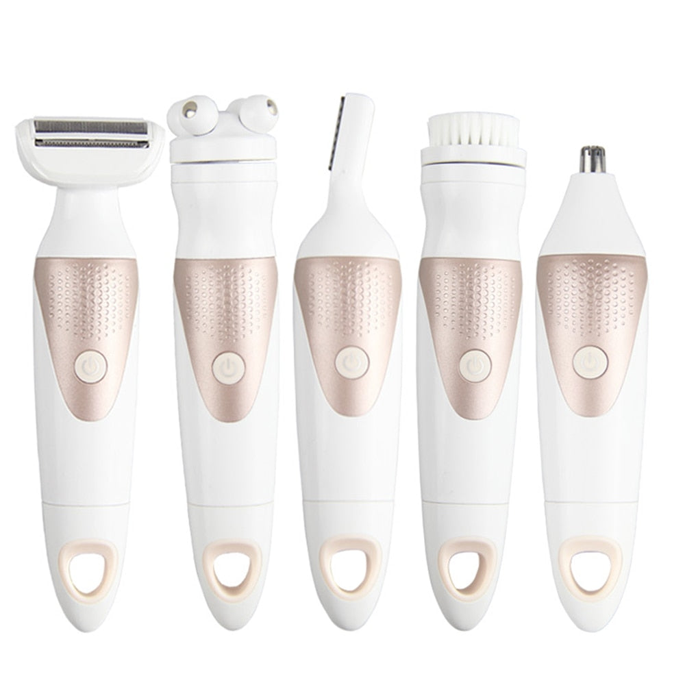 5-in-1 Electric Shaver for Women | 5-Function Groomer
