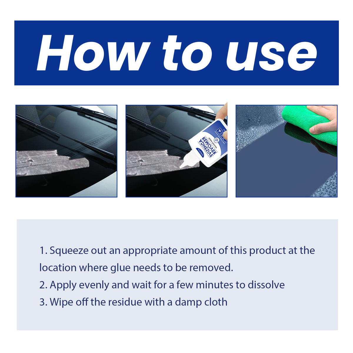 Adhesive Remover for Sticker and Glue Residue Cleanup