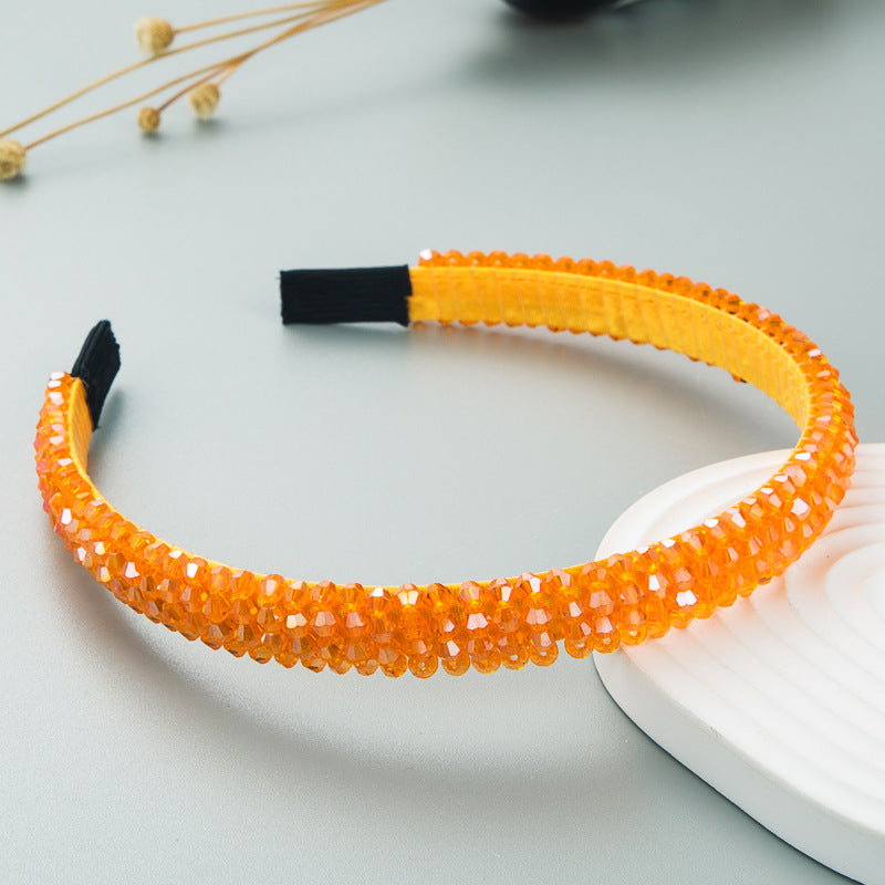 Crystal Bead Hair Band for Sparkling Polished Styles
