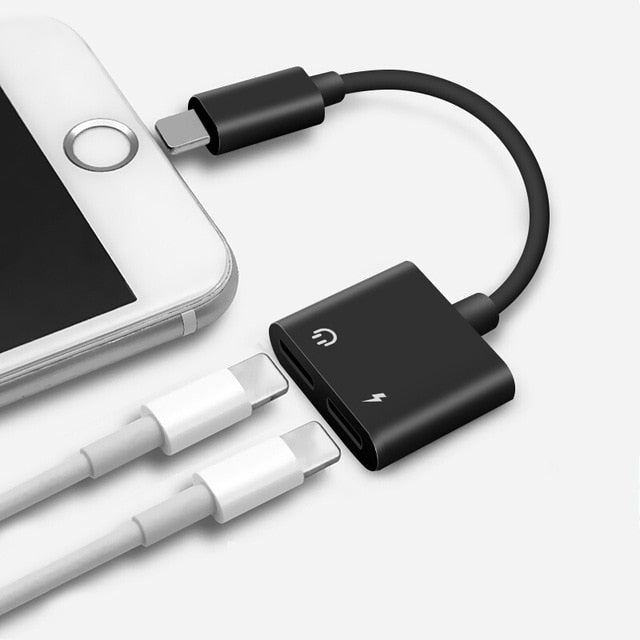 iPhone Lightning Splitter: Charge & Listen at Once