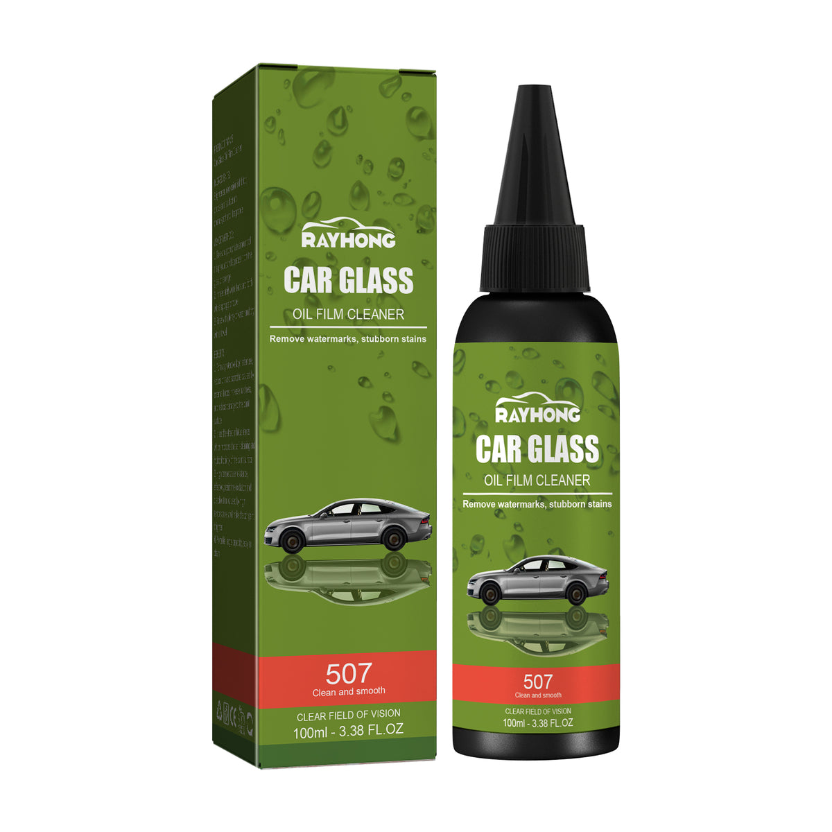 Car Glass Oil Film Cleaner for Clearer Windshields
