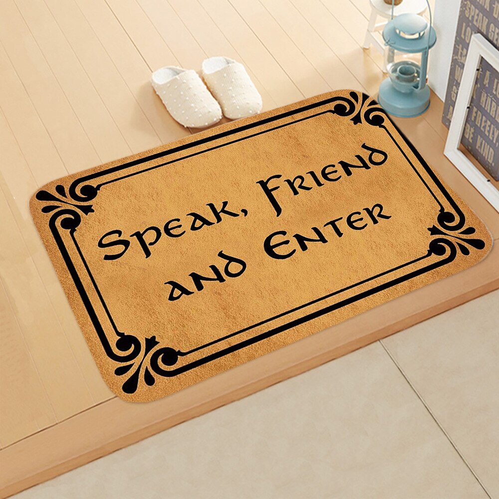 Decorative Doormat — A Warm Welcome At The Door