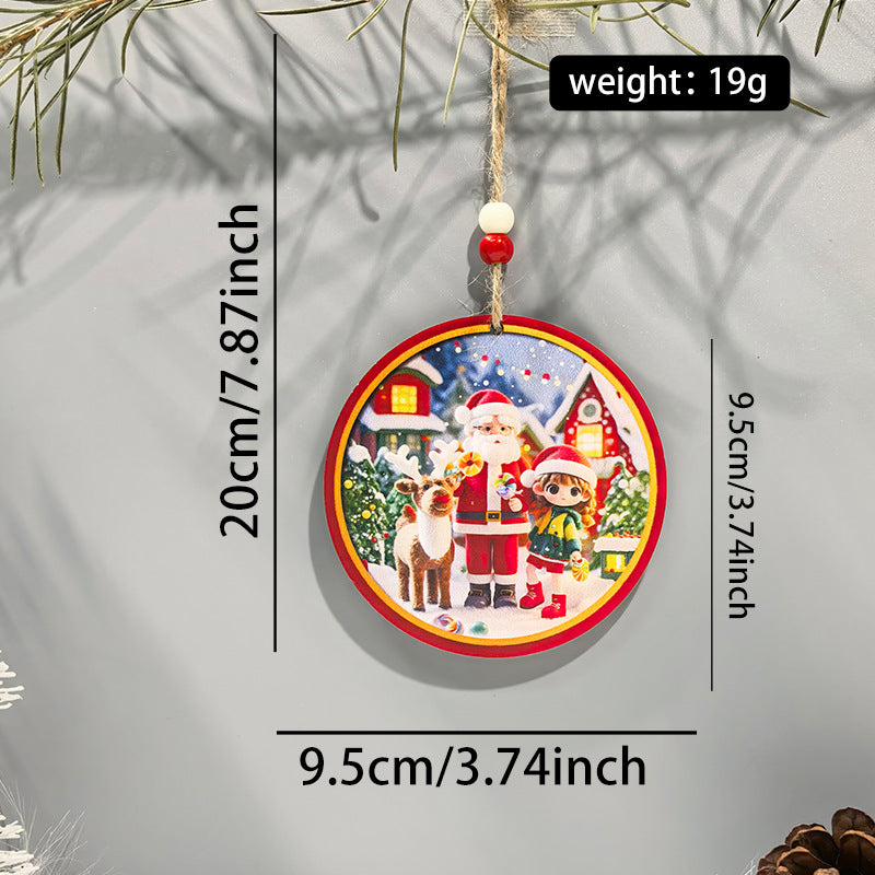 Christmas Hanging Ornament for Rustic Holiday Charm