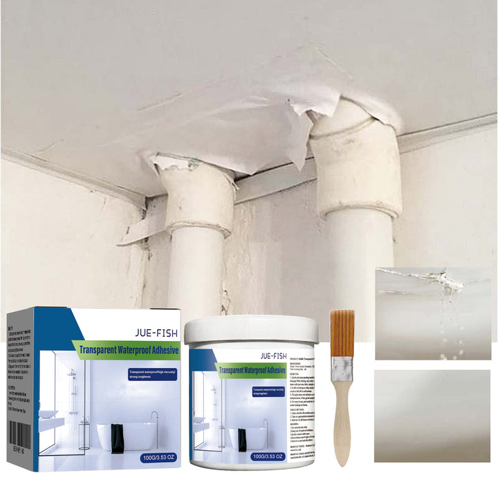 Transparent Waterproof Adhesive for Easy Leak Sealing