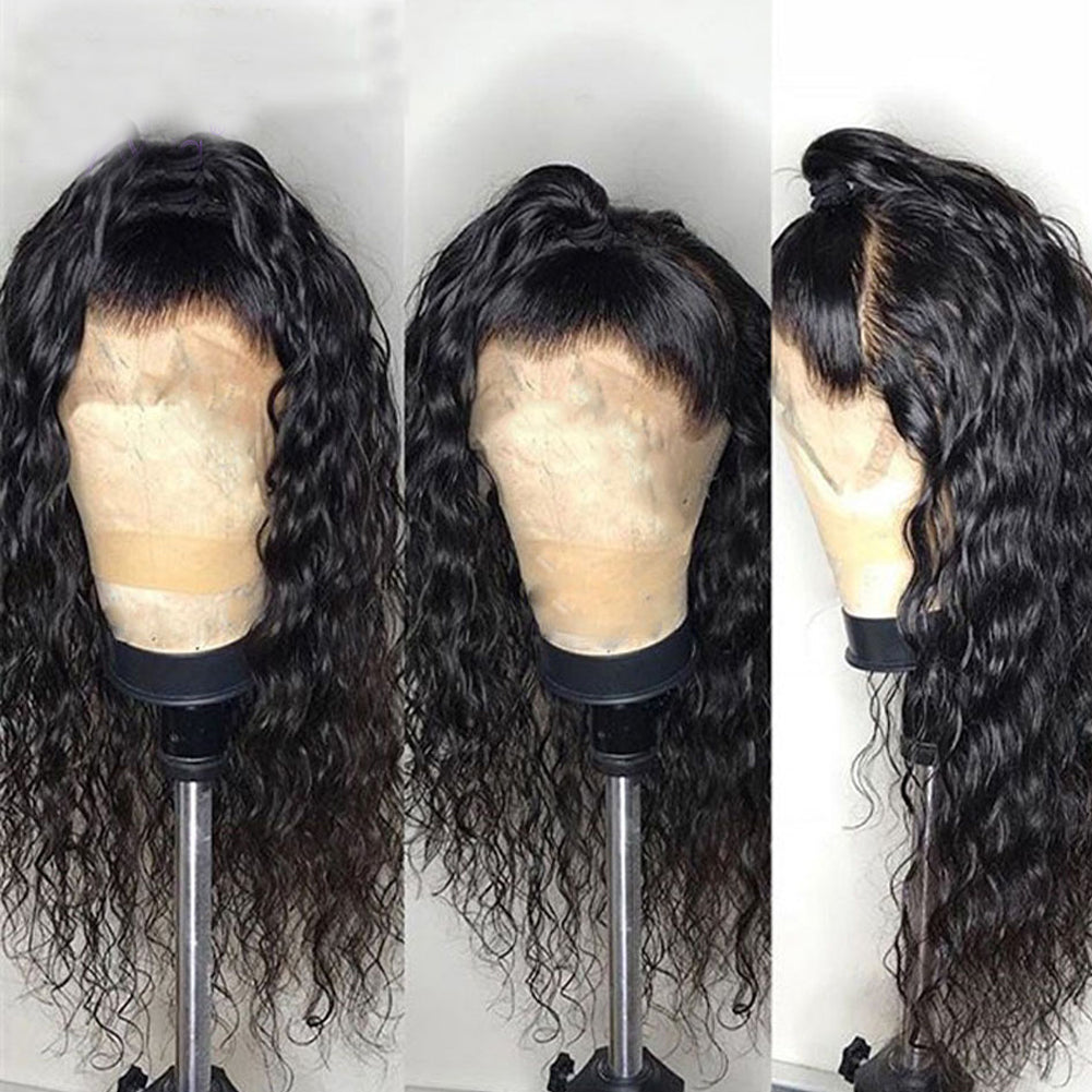 Lace Front Curly Wig for Instant Voluminous Hair Style