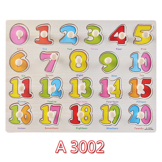 Wooden Learning Puzzle Set for Toddler Skill Building