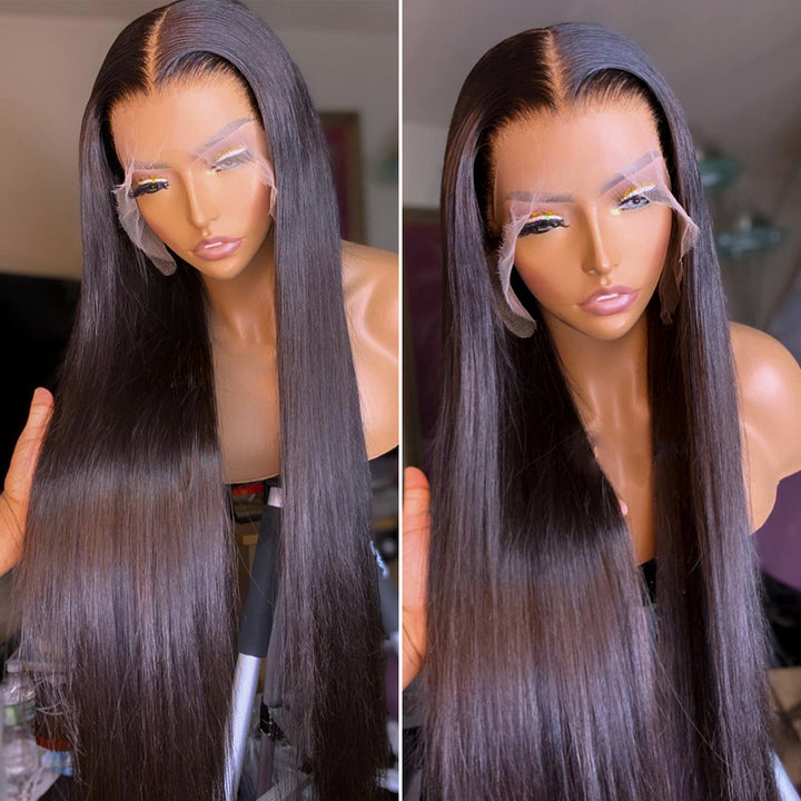 Black Lace-Front Wig for Sleek, Instant Glamorous Style