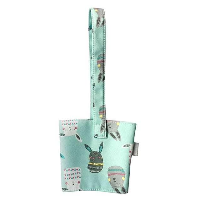 Cute Cotton Cup Carrier for Milk Tea and Juice Hands-Free