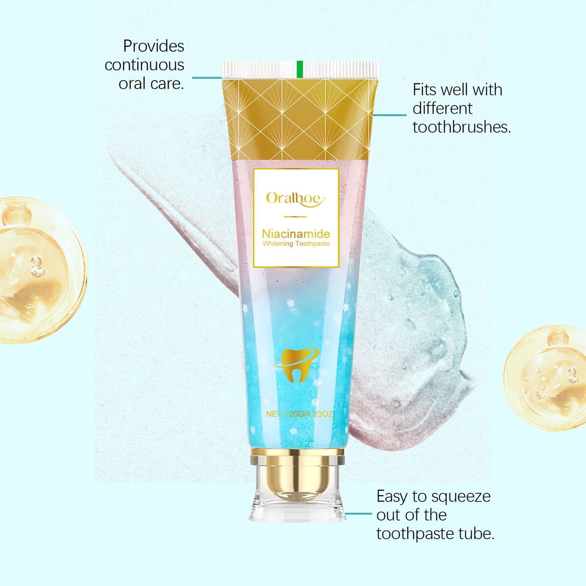 Whitening Toothpaste for Gentle Daily Brightening Care