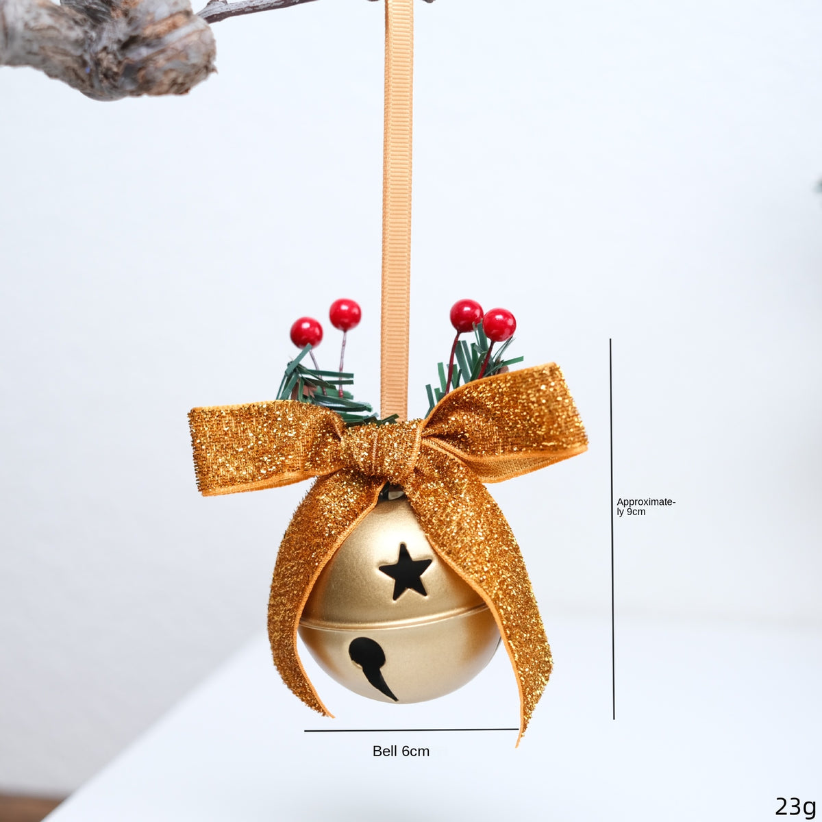 Christmas Bell Ornaments for Festive Tree and Windows