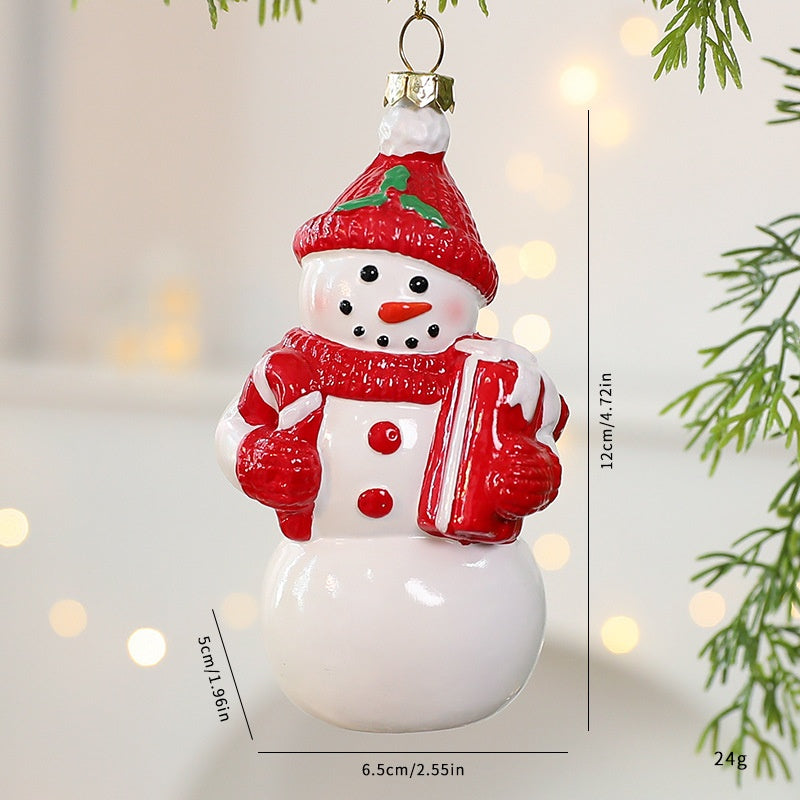 Santa Christmas Ornament for Classic Festive Tree Charm