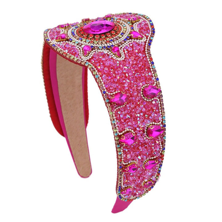 Baroque Jeweled Hair Hoop for Glamorous Occasion Style