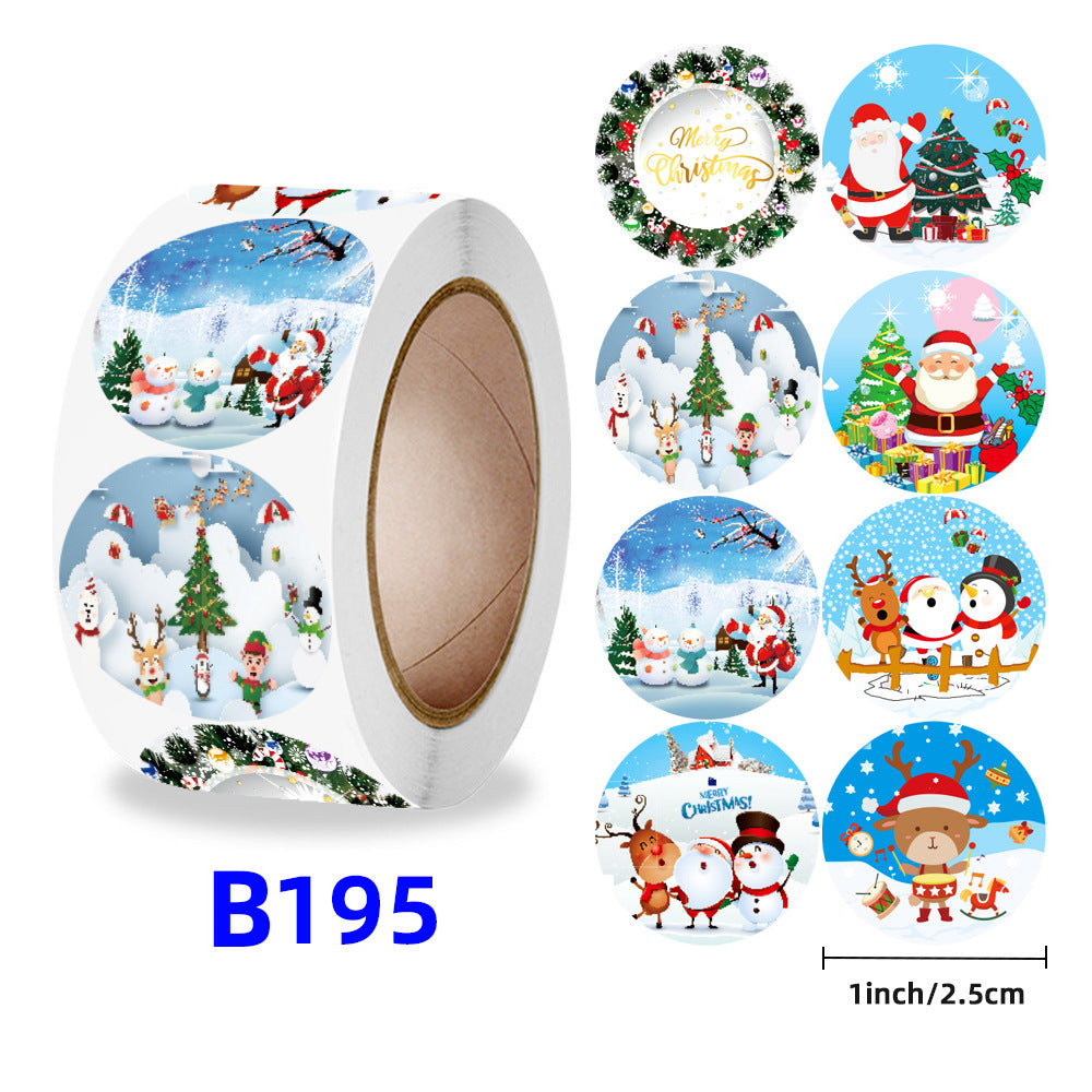 Christmas Gift Stickers for Festive Gift Wrapping
