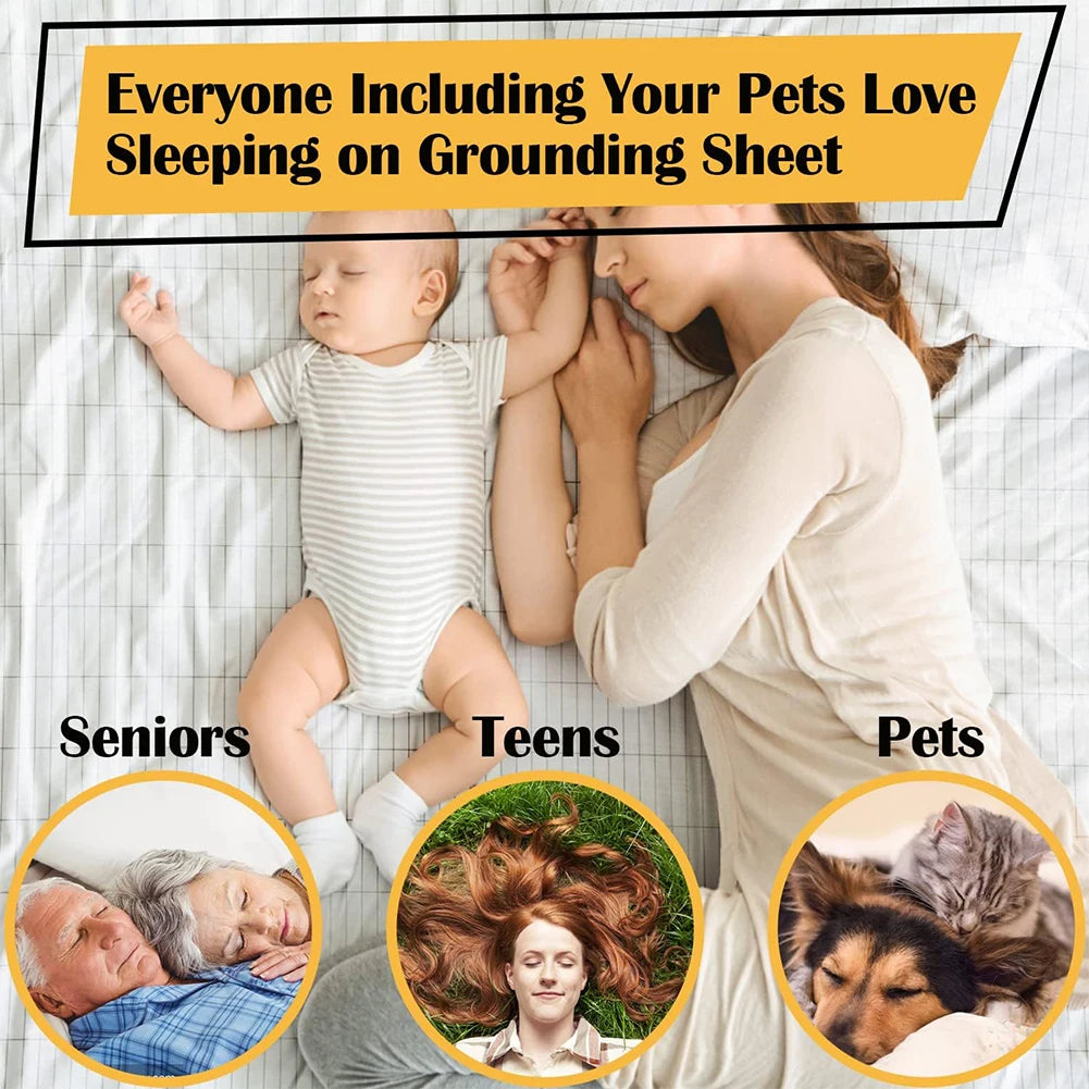 Grounding Sheet Fitted Silver Fiber Cotton 60x265 cm