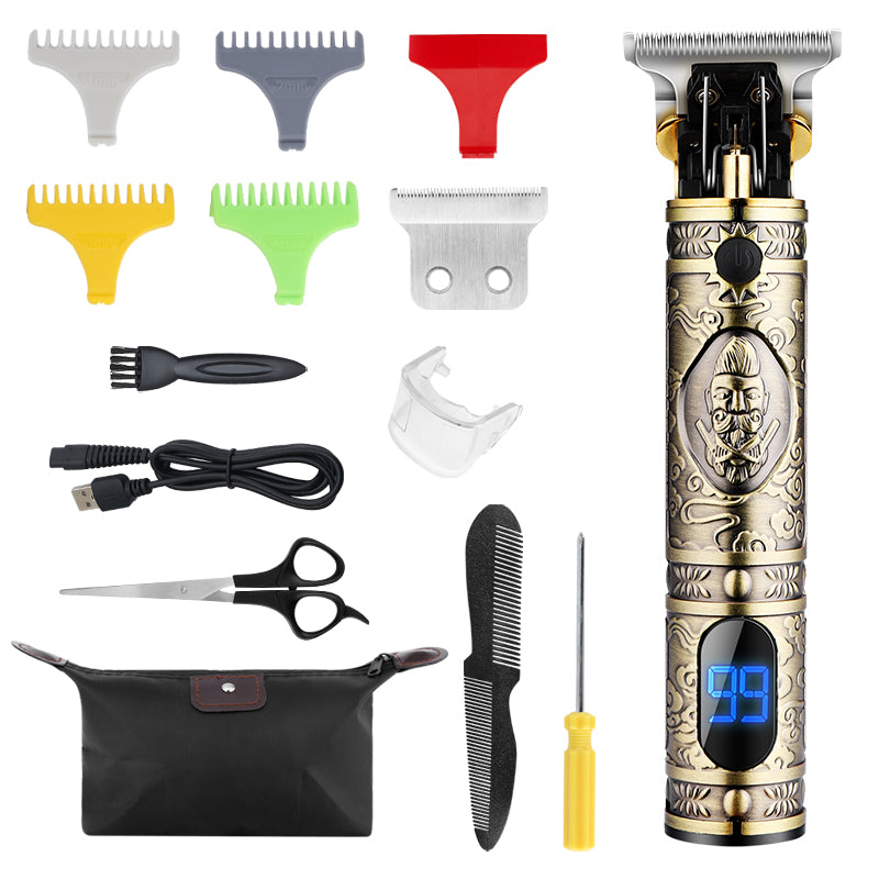 T9 Hair Clipper Kit With Sharp Stainless-Steel Blade
