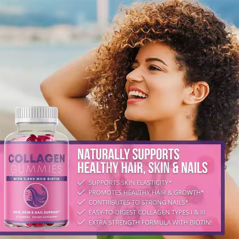 Collagen Gummy Bears — Radiant Hair & Skin with Biotin