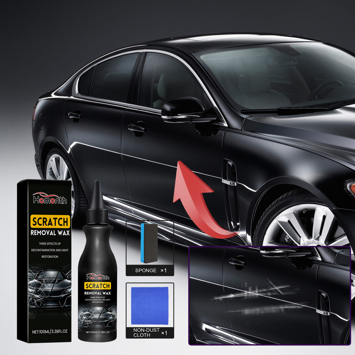Car Scratch Remover for Light Paint Scratches and Marks