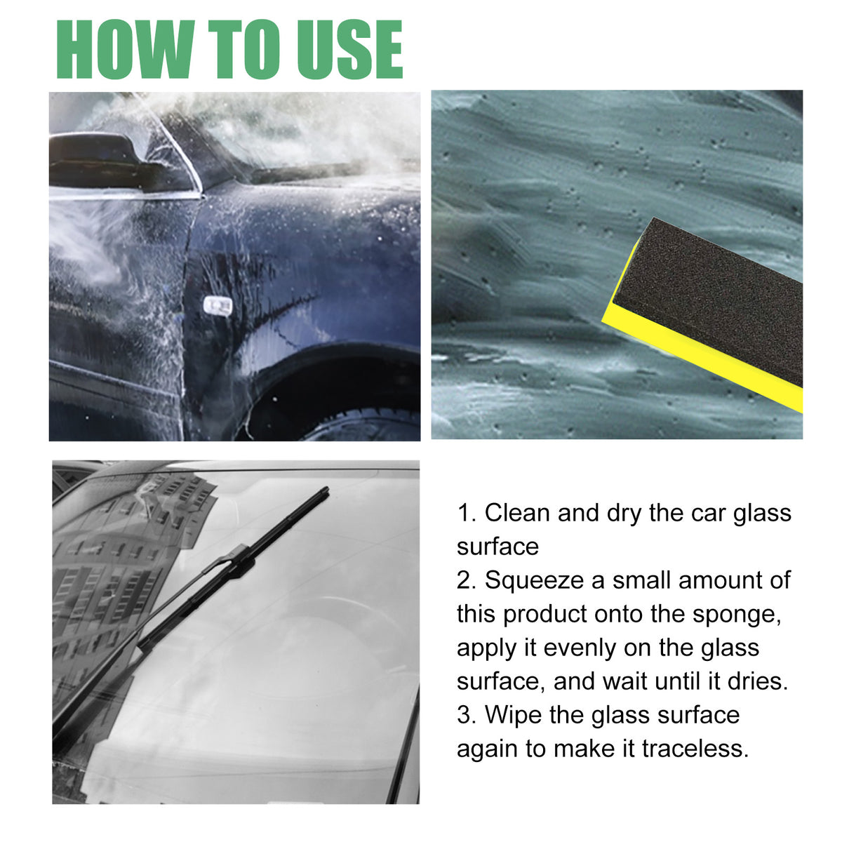 Windshield Rain Repellent Glass Cleaning Treatment