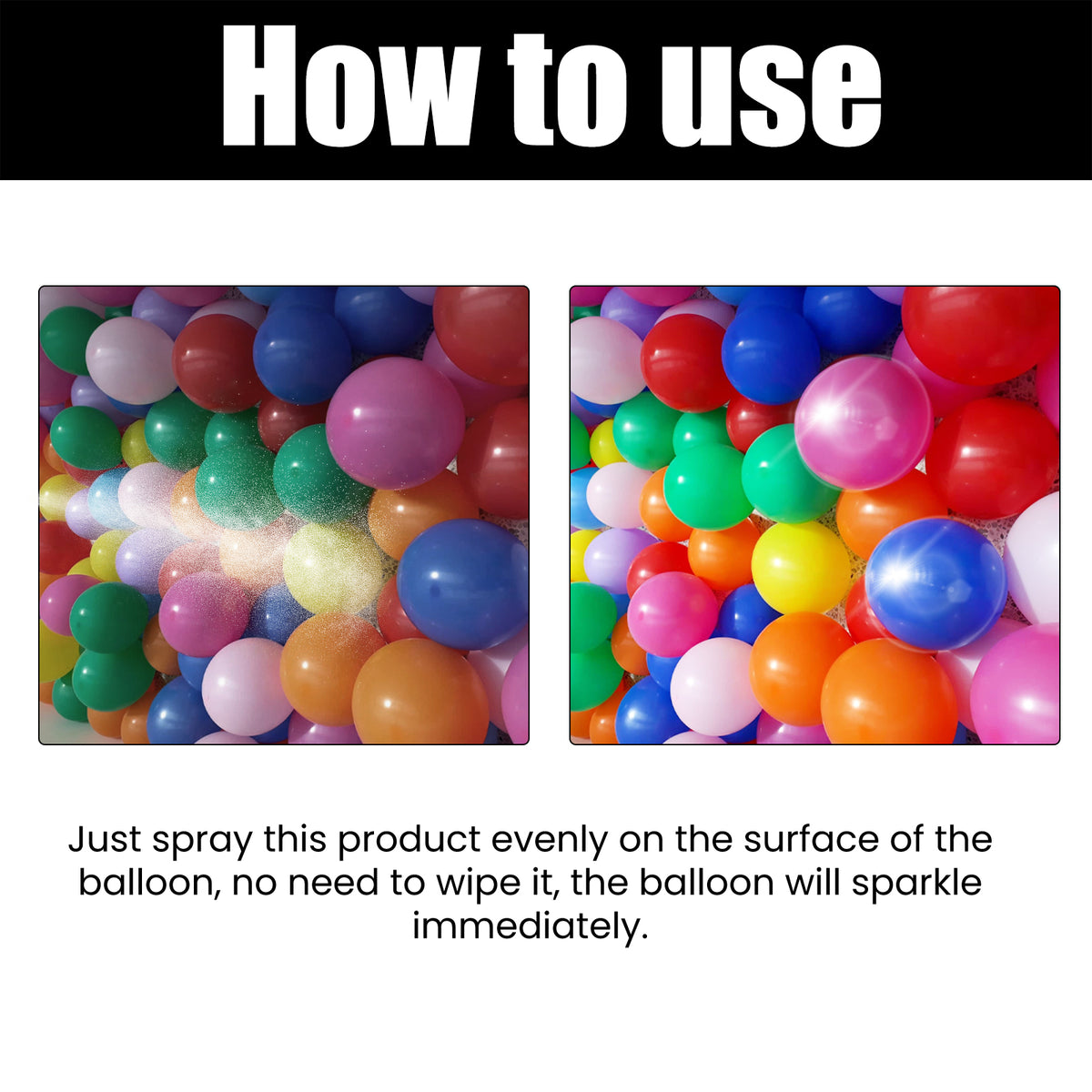Balloon Shine Spray for Long-Lasting Celebration Gloss