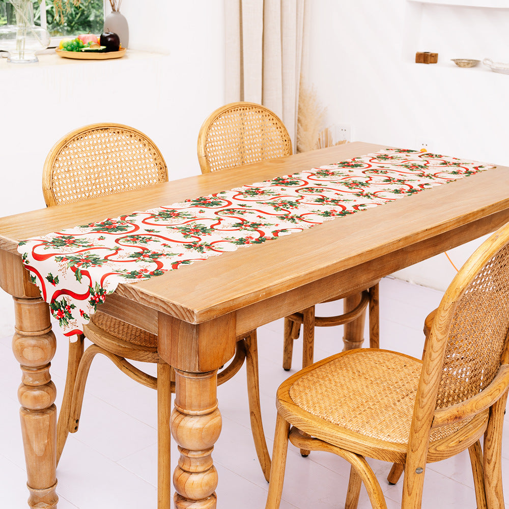 Christmas Table Runner | Festive Holiday Dining Decor