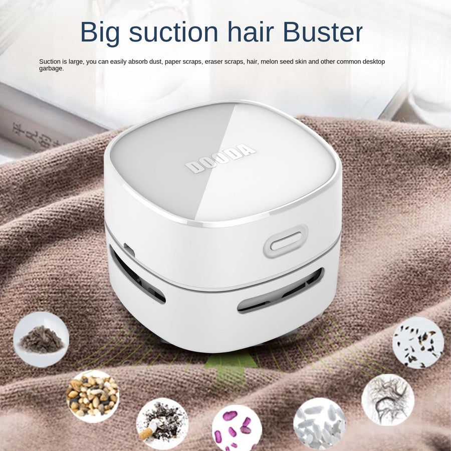Mini Desktop Vacuum Cleaner — Cordless High Suction