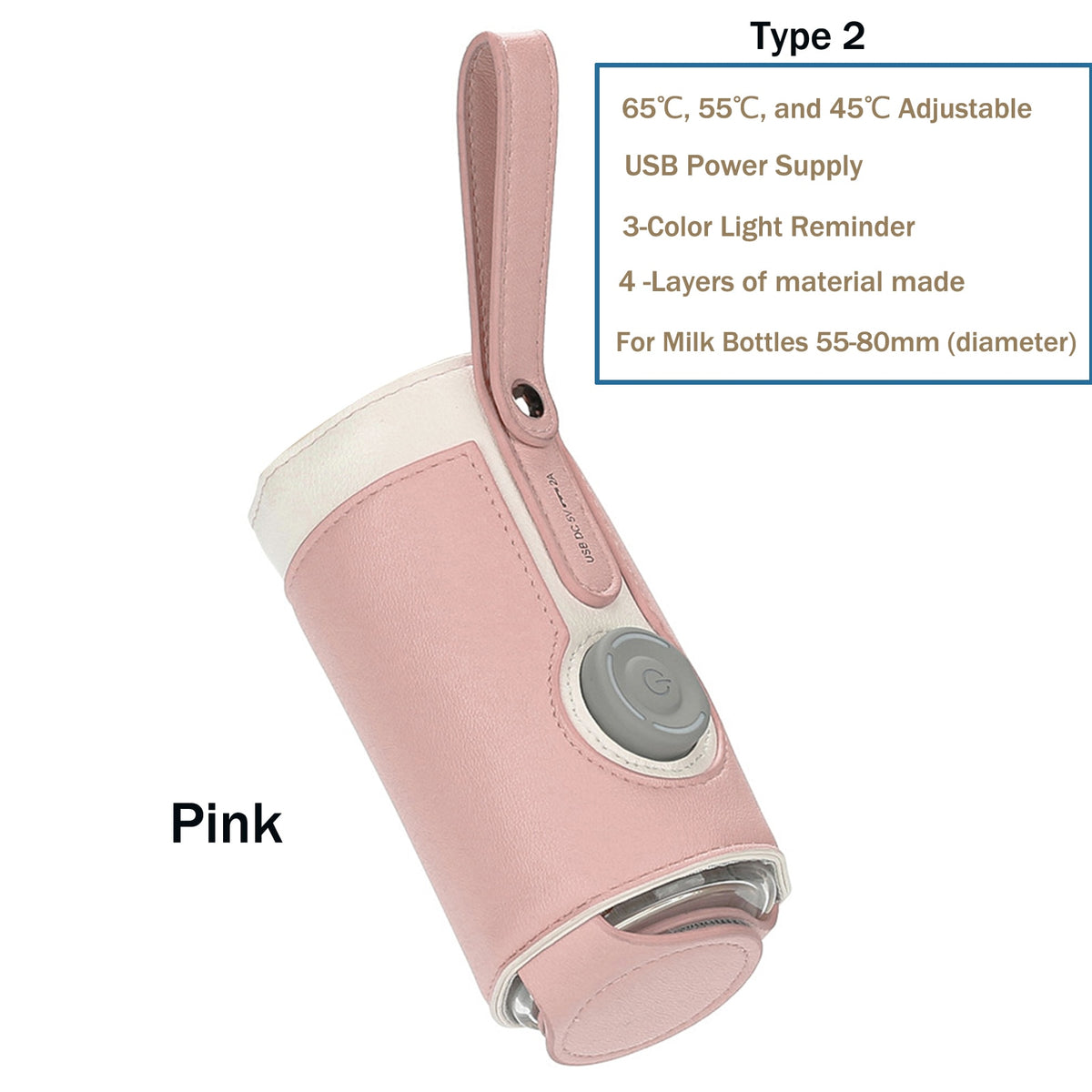 Portable Baby Bottle Warmer: Warm Milk Anywhere USB