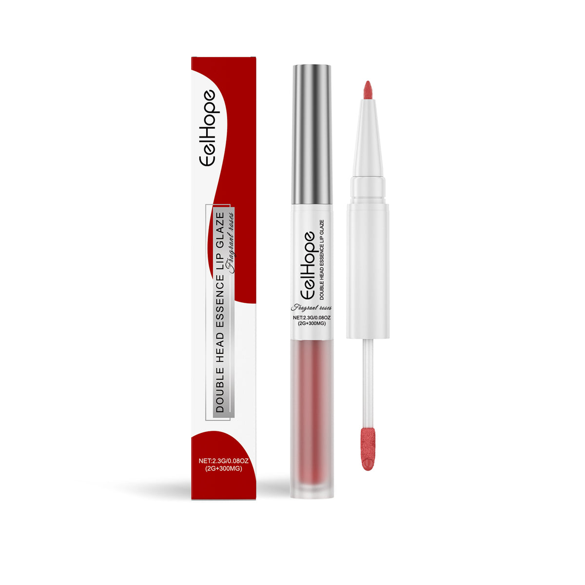 Double-Ended Lip Liner Gloss for Defined, Glossy Lips