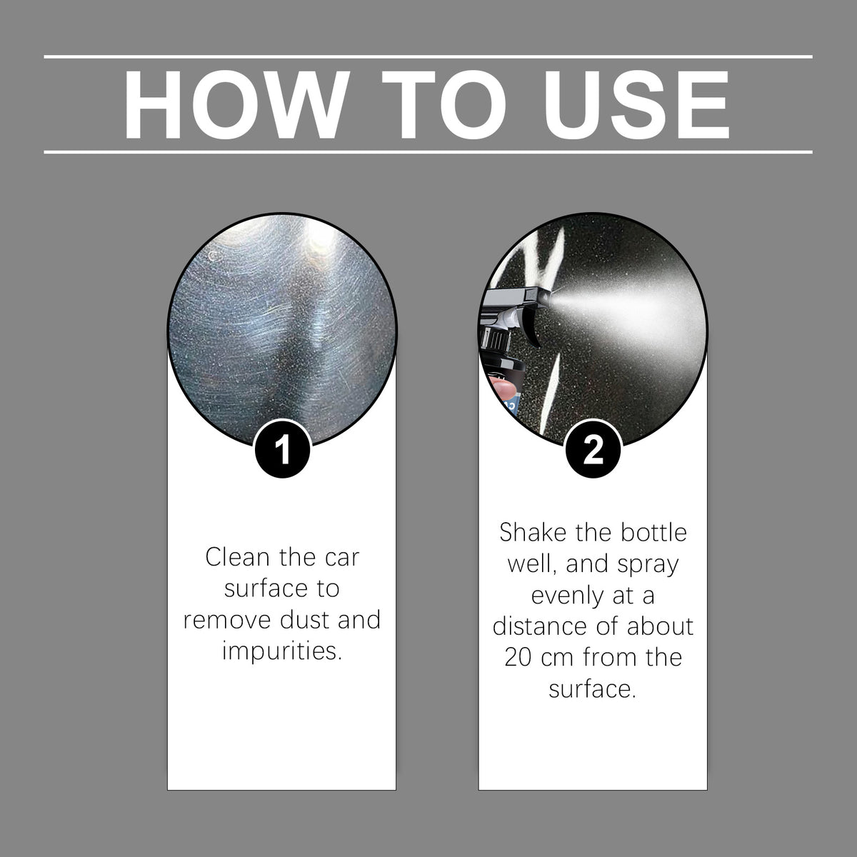 Automotive Ceramic Coating Spray for Gloss Protection