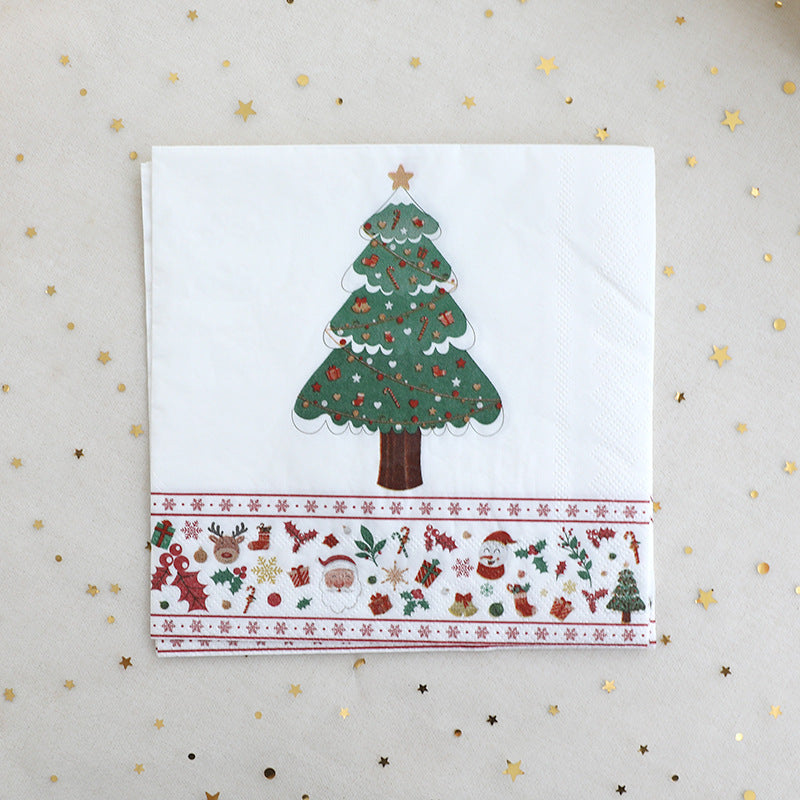 Christmas Party Tableware Set for Festive Holiday Tables