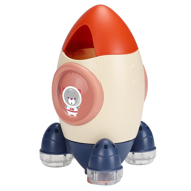Baby Bath Toy Rocket Sprayer for Stress-Free Rinsing