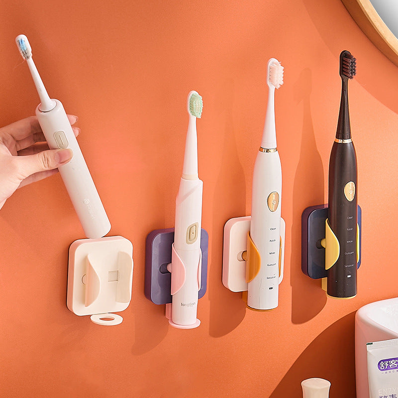 Punch-Free Electric Toothbrush Wall Holder for Renters