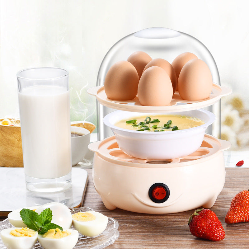 Egg Cooker Small Steamer for Breakfast Eggs and Custard