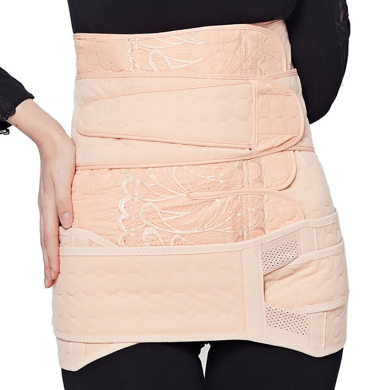 Postpartum Abdominal Binder — 3-Piece Breathable Support