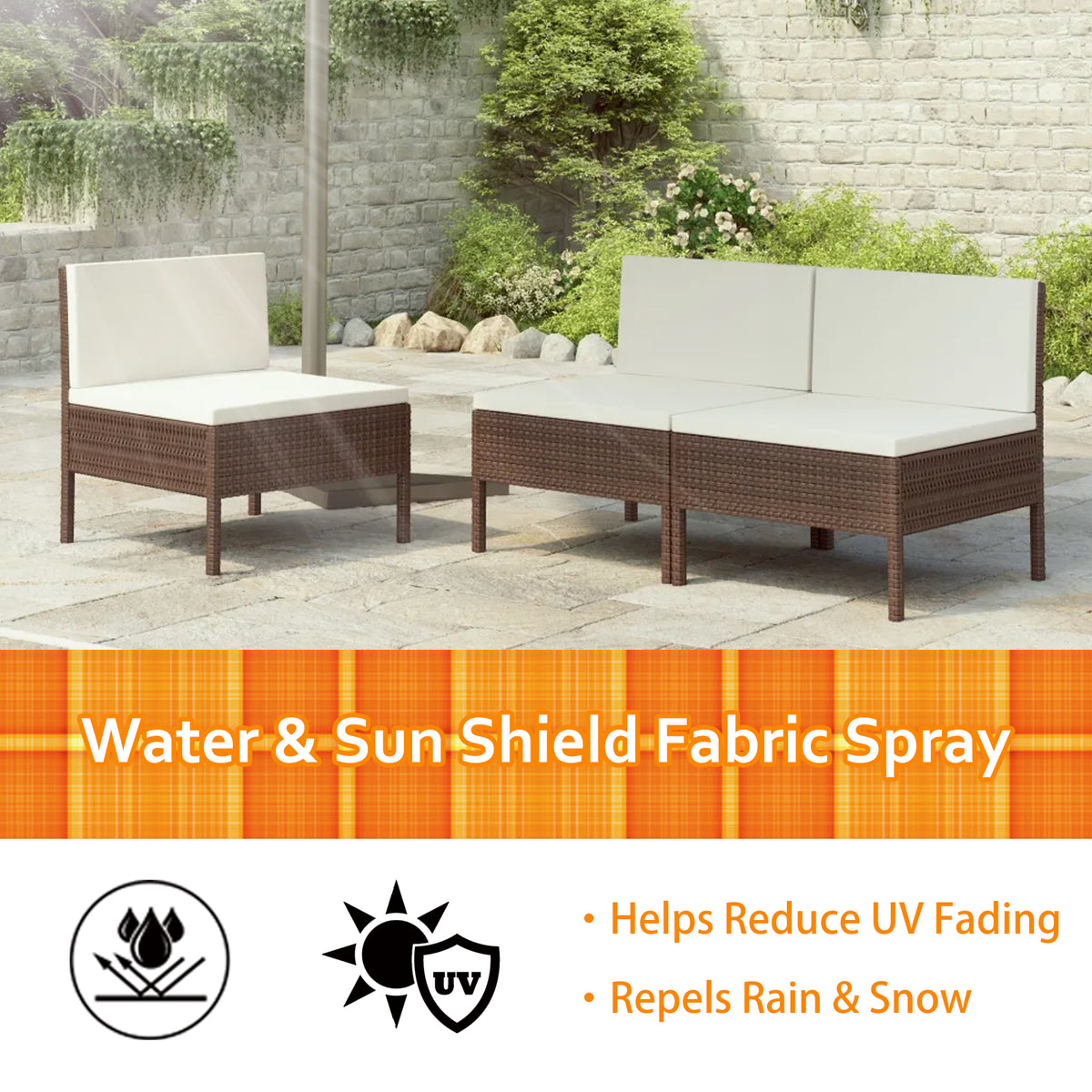 Outdoor Fabric Protector Spray for UV & Rain Defense