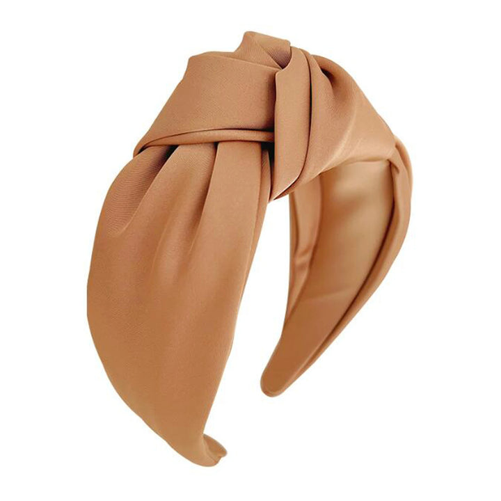 Satin Knot Headband for Effortless Everyday Polish
