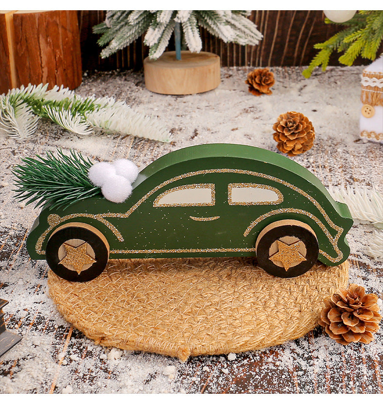 Christmas Car Ornaments for Rustic Holiday Decorating