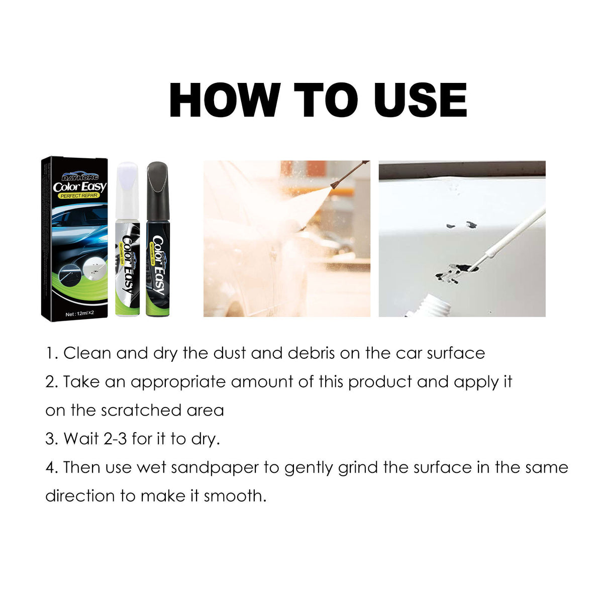 Car Scratch Repair Fluid for Waterproof Paint Brightening