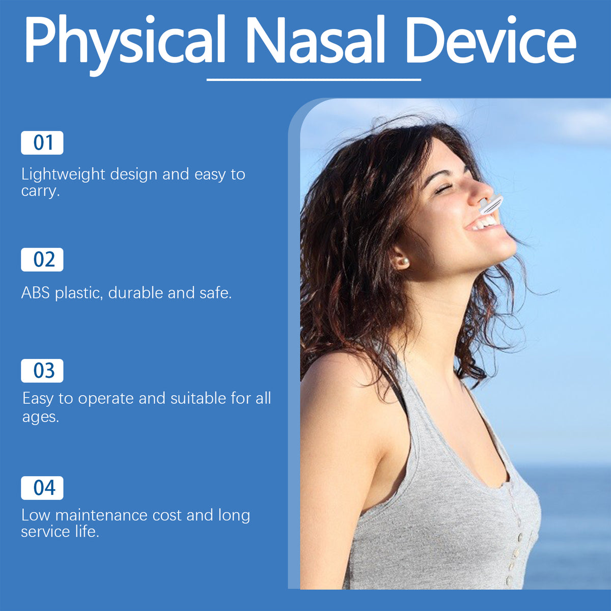 Nasal Relief Device for Rhinitis Congestion Comfort
