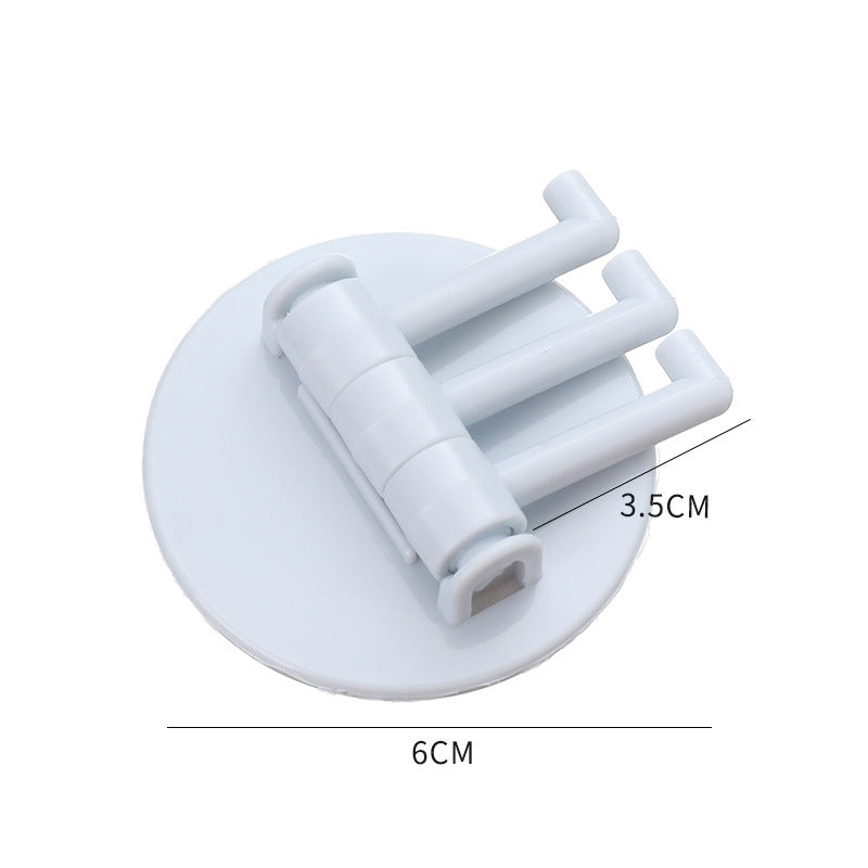 Rotating Wall Hooks for Bathroom Towels, Punch-Free