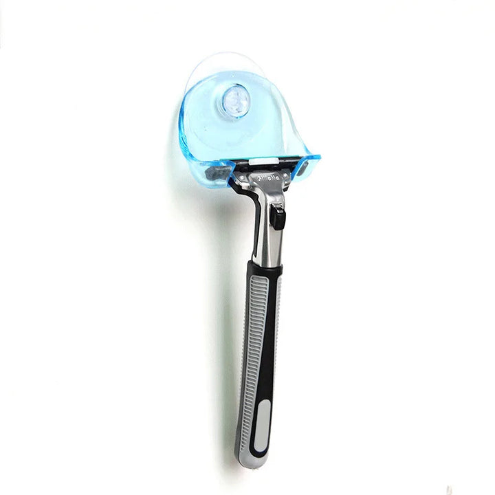 Shower Razor & Toothbrush Holder — Strong Suction, No Drilling