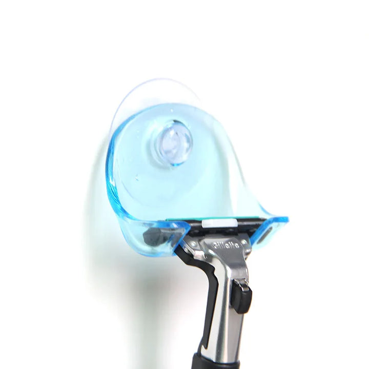Shower Razor & Toothbrush Holder — Strong Suction, No Drilling