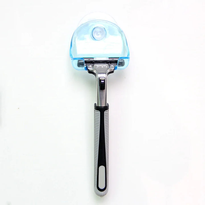 Shower Razor & Toothbrush Holder — Strong Suction, No Drilling